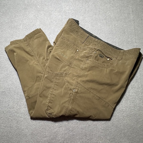 Kuhl‎ Cargo Pants Mens 40x30 Brown Stretch Straight Leg Outdoor Hiking * - Picture 1 of 12